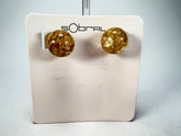 Sobral - Metalique "Eolia" Resin Earrings ( 002835 )