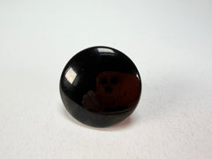Sobral - Preto "Bead" Black Resin Ring ( 004764 ) - Size UK P / US 7.5