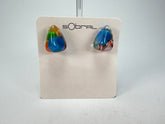 Sobral - Past Present "Pequeno Diamante" Resin Earrings ( 003600 )