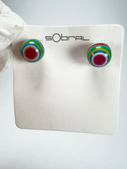 Sobral - Pop Art "Orbitalis" Resin Earrings ( 005456 )