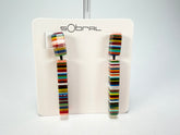 Sobral - Pop Art "Clarissa" Resin Earrings ( 002452 )