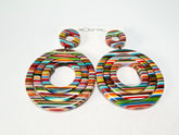 Sobral - Pop Art "Modernismo" Resin Earrings ( 004892 )