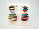 Sobral - Pop Art "Moni " Resin Earrings ( 004904 )