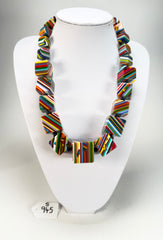 Sobral - Pop Art "K" Multi Cubes Resin Necklace ( 003624 )