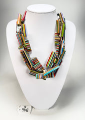 Sobral - Pop Art "Neoconcretismo" Resin Necklace ( 003885 )