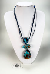 Sobral - Noite Estrelada "Arles" Resin Necklace ( 005548 )