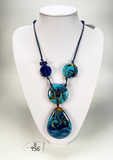 Sobral - Noite Estrelada "Noturno" Resin Necklace ( 005554 )