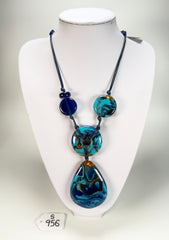 Sobral - Noite Estrelada "Noturno" Resin Necklace ( 005554 )