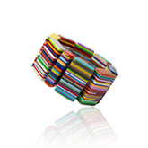 Sobral - Pop Art "8 pçs 1/2" Elasticated Resin Bracelet ( 000376 )