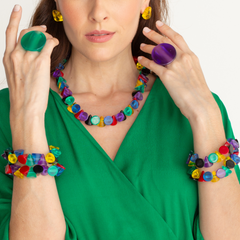 Sobral - Mix 2023 "Cones" Resin Bracelet ( 000935 )