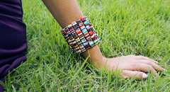 Sobral - Pop Art "Yasmin" Elasticated Resin Bracelet ( 003137 )