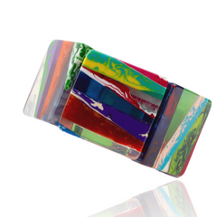 Sobral - Multi-Colour "Mery Onda" Elasticated Resin Bracelet ( 004575 )