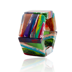 Sobral - Multi-Colour "Mery Onda" Elasticated Resin Bracelet ( 004575 )