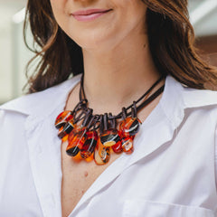 Sobral - Amber "Alta" Resin Necklace ( 005309 )