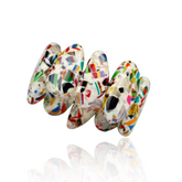 Sobral - Caillou Marfim "Onda" Elasticated Resin Bracelet ( 005329 )