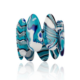Sobral - Onda Azul "Pipe" Blue Resin Bracelet ( 005424 )