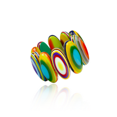 Sobral - Pop Art "Andy" Elasticated Resin Bracelet ( 005467 )