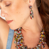 Sobral - Caillou Cristal "Caillou" Resin Earrings ( 005427 )