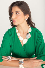 Sobral - Lágrima D'or "New Habilis" Pollock Resin Earrings ( 005261 )