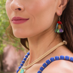 Sobral - Past Present "Gloria" Resin Earrings ( 003260 )