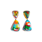 Sobral - Multi-Colour "Anton" Resin Earrings ( 003611 )