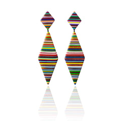 Sobral - Pop Art "Nial" Resin Earrings ( 004203 )