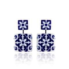 Sobral - Lisboa "Belém " Resin Earrings ( 005474 )