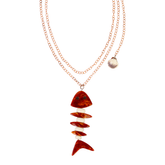 Sobral - Búzios "Praia dos Ossos" Resin Necklace ( 000000 )