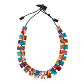Sobral - Multi-Colour "Rachel" Pollock Resin Necklace ( 000034 )