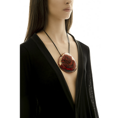 Sobral - Roses "WOW" Resin Necklace ( 003847 )