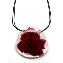 Sobral - Roses "WOW" Resin Necklace ( 003847 )