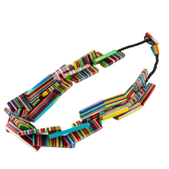 Sobral - Pop Art "Neoconcretismo" Resin Necklace ( 003885 )
