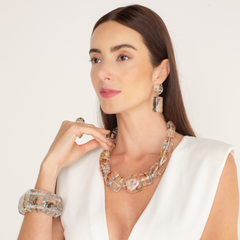 Sobral - Minas Gerais "Betim" Resin Necklace ( 005403 )