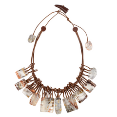 Sobral - Minas Gerais "Diamantina" Resin Necklace ( 005405 )