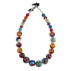 Sobral - Planets "Jupiter" Pollock Resin Necklace ( 005453 )