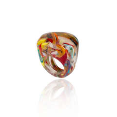 Sobral - Baru "Mares" Resin Ring ( 005417 ) - Size UK R / US 8.5