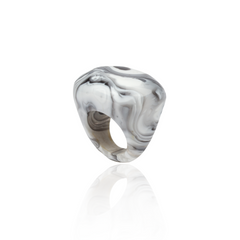 Sobral - Onda Gelo "Mares" Resin Ring ( 005417 ) - Size UK R / US 9