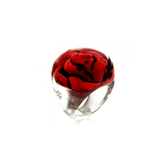 Sobral - Roses "Dukat Inteiro" Resin Ring ( 003852 ) - Size UK _ / US _
