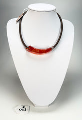 Zsiska - Emocion Marble Red Resin Necklace ( 9150150MREDQ01 )