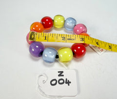 Zsiska - Colourful Beads Spectrum 11 Medium Bead Resin Bracelet ( 40103010400Q11 )