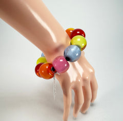 Zsiska - Colourful Beads Spectrum 11 Medium Bead Resin Bracelet ( 40103010400Q11 )