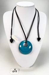Zsiska - Colourful Statement "Pendant" Turquoise Resin Necklace ( 40102049224Q00 )