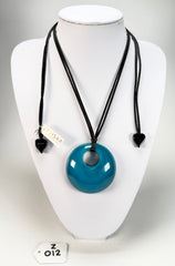 Zsiska - Colourful Statement "Pendant" Turquoise Resin Necklace ( 40102049224Q00 )