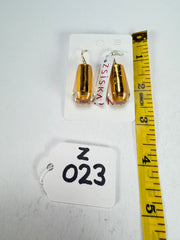 Zsiska - Bliss Glitz Gold Foil Short Hook Resin Earrings ( 1370505GF00Q00 )