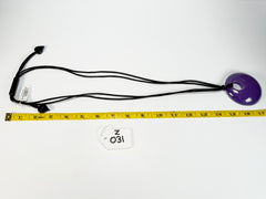 Zsiska - Colourful Statement "Pendant" Purple Resin Necklace ( 40102049018Q00 )