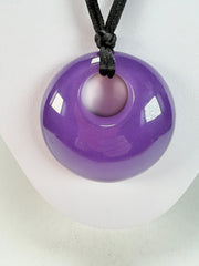 Zsiska - Colourful Statement "Pendant" Purple Resin Necklace ( 40102049018Q00 )