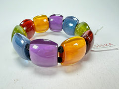 Zsiska - Bellissima New Spectrum Large 9 Bead Resin Bracelet ( 72403010499Q0L )