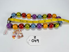 Zsiska - Colourful Beads 20 Bead New Spectrum Resin Necklace ( 40101170499Q20 )