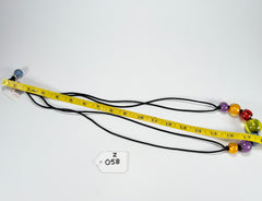 Zsiska - Colourful Beads 7 Bead New Spectrum Resin Necklace ( 40101470499Q07 )