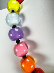 Zsiska - Colourful Beads 20 Bead Spectrum Resin Necklace ( 40101170400Q20 )